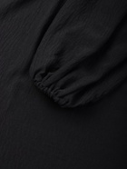 Платье мини женское с глубоким вырезом MINAKU, размер 46, чёрное - Фото 8