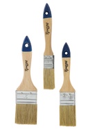 Набор кистей ТУНДРА, натуральная щетина, деревянная рукоятка, 1-1.5-2" (25, 38, 50 мм) - Фото 4