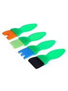 УЦЕНКА Развивающий набор «Создаём орнаменты», 4 кисти, краски, карточки - Фото 5