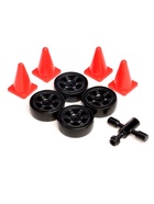 УЦЕНКА Машинка на пульте управления «Легенда Дрифта», полный привод, 40 км/ч, 2 комплекта колёс, 1:16, красный - Фото 10