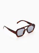 УЦЕНКА Очки солнечные «Леопардовый принт», uv 400, линза 4.1×5.2 см - Фото 2