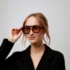 УЦЕНКА Очки солнечные «Леопардовый принт», uv 400, линза 4.1×5.2 см - Фото 5