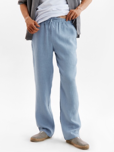 Брюки мужские MIST, размер 56, голубые