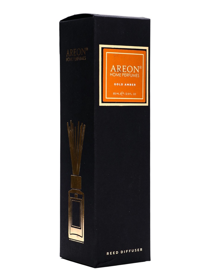 УЦЕНКА Диффузор ароматический для дома Areon Sticks Premium, 85 мл, "Gold Amber" - Фото 1