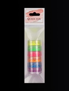 Пигменты для ногтей набор 6бан*3гр NEON разноцв пакет QF (комплект 2 шт) - фото 44061066