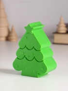 Фигурка светящаяся «Ёлочка со звездой», пластик, 3×LR1130, 8.5×4×10.8 см - Фото 4