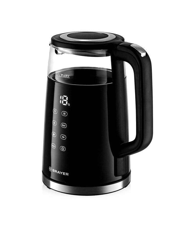Чайник электрический BRAYER 1037BR,1.7 л, нержавеющая сталь с пластиковым покрытием Cool Touch, 2200 Вт - фото 51773243 Чайник электрический BRAYER 1037BR,1.7 л, нержавеющая сталь с пластиковым покрытием Cool Touch, 2200 Вт - фото 51773243