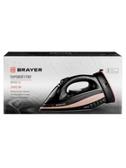 Утюг паровой BRAYER 4010BR, 2400 Вт, керамичекая подошва, 320 мл, беспроводной, коричневый - фото 51773262 Утюг паровой BRAYER 4010BR, 2400 Вт, керамичекая подошва, 320 мл, беспроводной, коричневый - фото 51773262