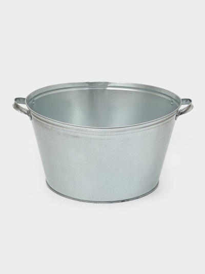 УЦЕНКА Таз круглый 26 л, оцинкованный