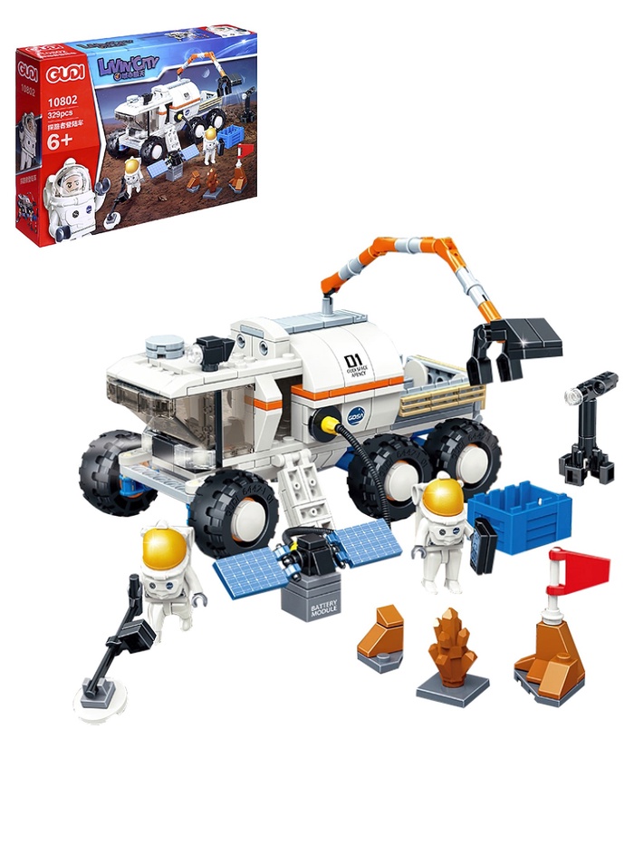 УЦЕНКА Конструктор «Космос. Исследователи луны», 329 деталей - Фото 1