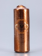 УЦЕНКА Свеча «Столбик», кофейно-золотая, 5.5×15 см 10895828