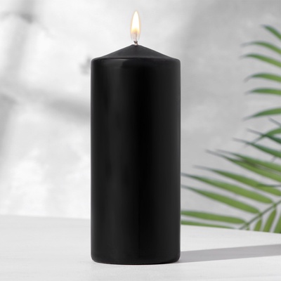 УЦЕНКА Свеча-цилиндр, 6×14 см, 350 г, 19 ч