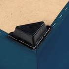 Пуф в прихожую «Стенли», 400×400×450 мм, велюр, цвет синий - Фото 4