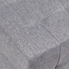 Пуф в прихожую «Стенли», 400×400×450 мм, рогожка, цвет серый - Фото 3