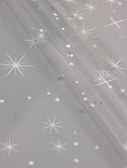 Пленка прозрачная с рисунком «Звездочка» Белый 0.7×8.2±5%м 10894754 - фото 16565086