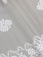 Пленка прозрачная с рисунком «Кружево» Белое 0.7×8.2±5%м - фото 116000136