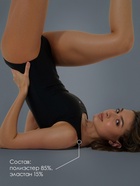 УЦЕНКА Купальник слитный ONLYTOP, размер M (46), спортивный, чёрный - Фото 2