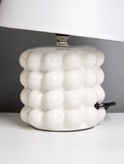 УЦЕНКА Лампа настольная "Бабл" 40Вт Е14 белый 12х12х27см - фото 14846250