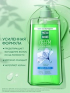 Шампунь для волос Чистая линия «объем и сила» экстракт льна и пшеницы, 1000 мл - Фото 2