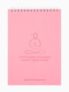 Дневник благодарности А5, 30 л «Розовый» - Фото 1