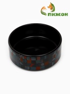 Миска керамическая "Разноцветный горошек" 200 мл, 10,5 х 4 см 10734796 - фото 14672145