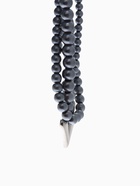 Колье «Акцент» сердце, под гематит, многослойное, серое в серебре - Фото 5