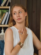 Браслет манжета «Мятый», цвет золото - Фото 7