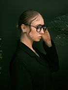 Серьги металл «Трио» объёмные, цвет золото 10872309 - фото 16512026