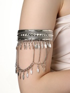 Браслет на предплечье «Перо», цвет серебро - Фото 9