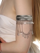 Браслет на предплечье «Перо», цвет серебро - Фото 1