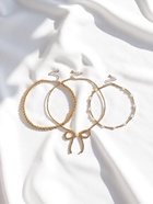 Колье «Многослойность» бантик, белое в золоте - Фото 10