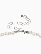 Колье «Бантик» набор 5 шт. бело-розовое в серебре - Фото 8