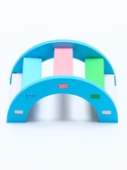 Лесенка для грызунов, с цветными ступеньками, синяя - Фото 3