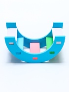 Лесенка для грызунов, с цветными ступеньками, синяя - Фото 5