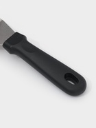 Лопатка перфорированная Доляна, 30.5×7.2 см, нержавеющая сталь, чёрная - Фото 3