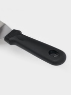 Лопатка перфорированная Доляна, 37×7.2 см, нержавеющая сталь, чёрная - Фото 3