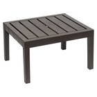Стол садовый «Рейки», пластик, 55×65×38 см, мокко - Фото 1