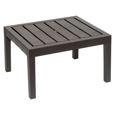 Стол садовый «Рейки», пластик, 55×65×38 см, мокко