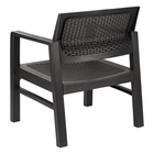 Кресло садовое «Ротанг», пластик, 58×62.5×75 см, мокко - Фото 3