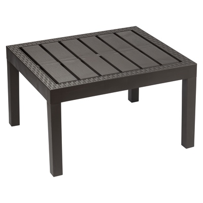 Стол садовый «Ротанг», пластик, 55×65×38 см, мокко