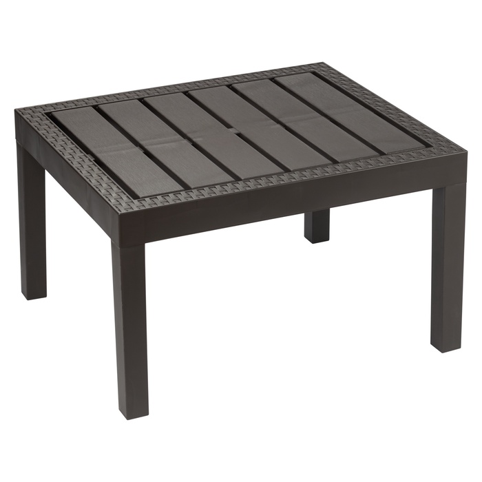 Стол садовый «Ротанг», пластик, 55×65×38 см, мокко - Фото 1
