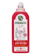 Средство для мытья посуды Synergetic «Гранат», гель антибактериальный, биоразлагаемый, 1 л - Фото 2