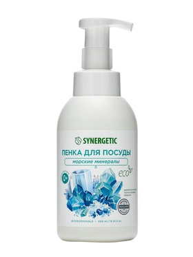 Пенка для мытья посуды Synergetic «Морские минералы», 500 мл
