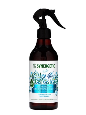 Освежитель воздуха Synergetic «Горные травы и эдельвейс», 380 мл