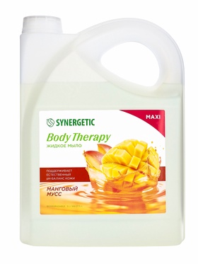 Жидкое мыло Synergetic Body Therapy «Манговый мусс», 5 л 10893741