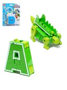 Уценка Робот «Дино-буква», трансформируется в динозавра, МИКС 10896571