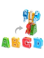 Уценка Робот «Дино-буква», трансформируется в динозавра, МИКС 10896571