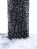 Домик для кошек с когтеточкой, квадратный, 3х-этажный, 33 × 42 × 63 см, ковролин, серая 10892886 - фото 16556276