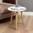 УЦЕНКА Столик журнальный «Клик Мебель», 400×400×420 мм, цвет дерево/белый - Фото 1