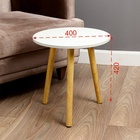 УЦЕНКА Столик журнальный «Клик Мебель», 400×400×420 мм, цвет дерево/белый - Фото 2